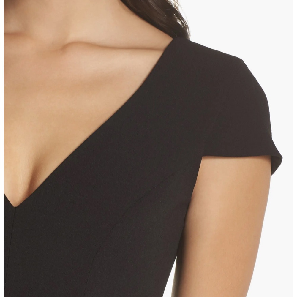 Corey Chiffon Fit & Flare Cocktail Dress Dress the Population - Picture 4 of 11